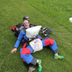 Illustration for article titled Pure Nerd Insanity: Two Men Skydiving with a Girly Hug Pillow